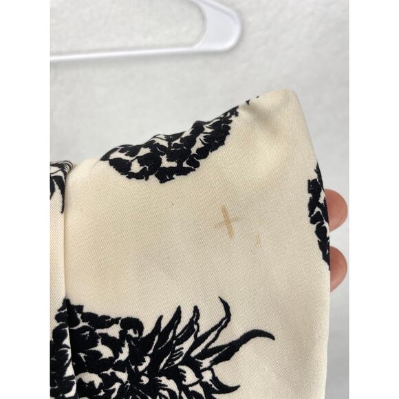 Design Lab‎ Lord & Taylor Pineapple Romper Women’s Size S Black Print NWT - Picture 10 of 12